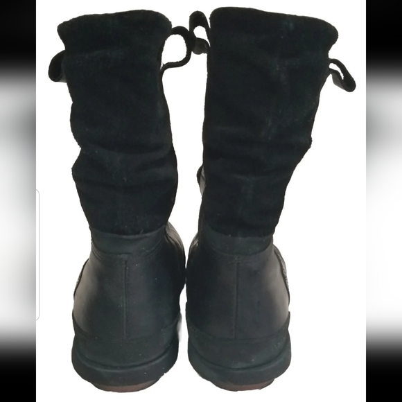 Patagonia Addie Suede and Leather Black Boots Women's Size 6 - Picture 3 of 12